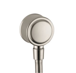 Шланговое подсоединение Hansgrohe Fixfit Stop 16884820  шлифованный никель